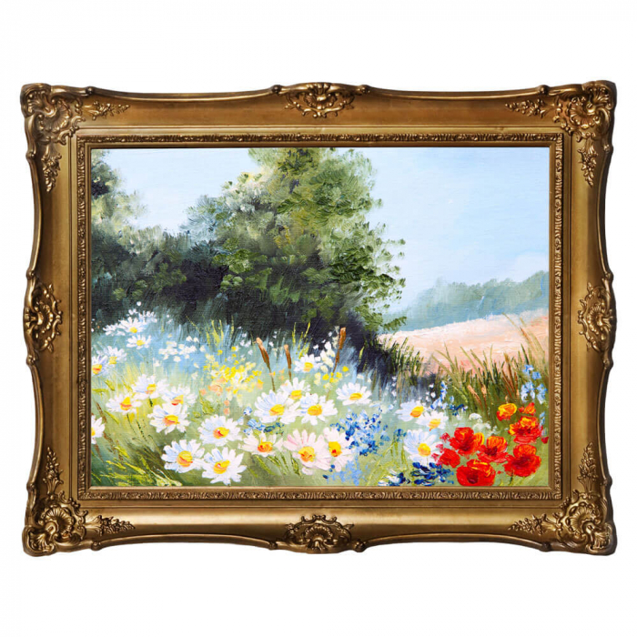Sticker cu efect 3D tablou - Zi de vara pana n seara - 119x93 cm [5]