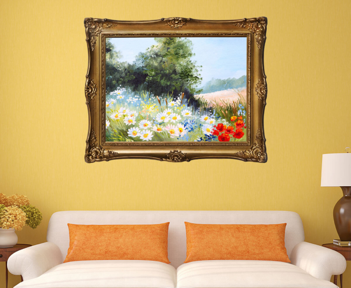Sticker cu efect 3D tablou - Zi de vara pana n seara - 119x93 cm [3]