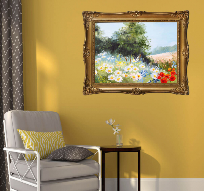 Sticker cu efect 3D tablou - Zi de vara pana n seara - 119x93 cm [2]