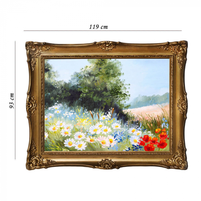 Sticker cu efect 3D tablou - Zi de vara pana n seara - 119x93 cm [4]