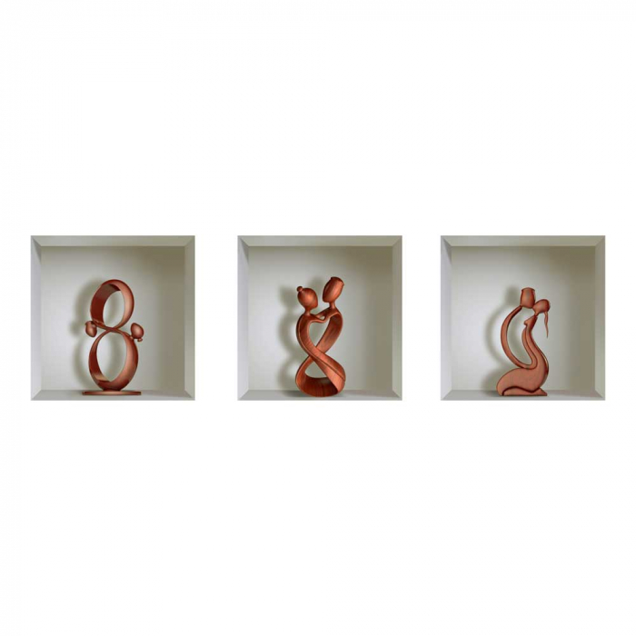 Sticker cu efect 3D - Abstracte [4]