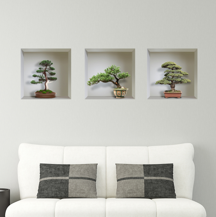 Sticker cu efect 3D - Bonsai [2]