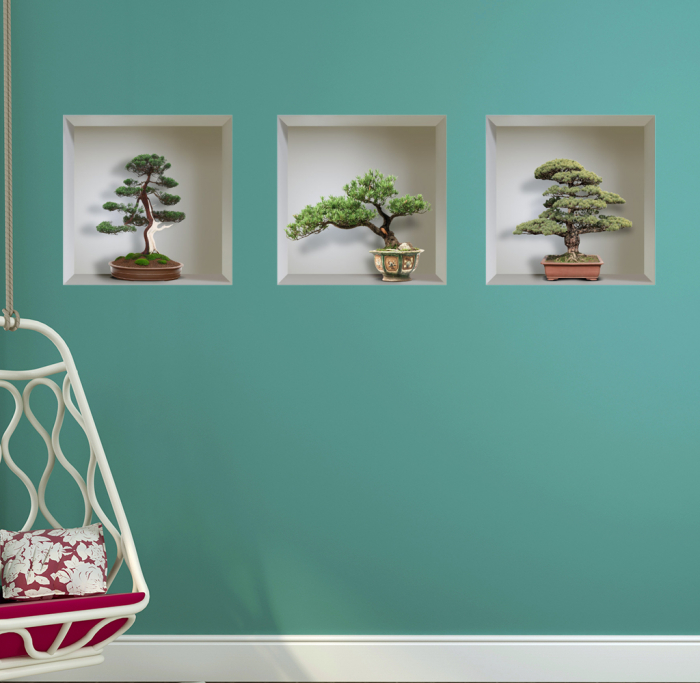 Sticker cu efect 3D - Bonsai [3]