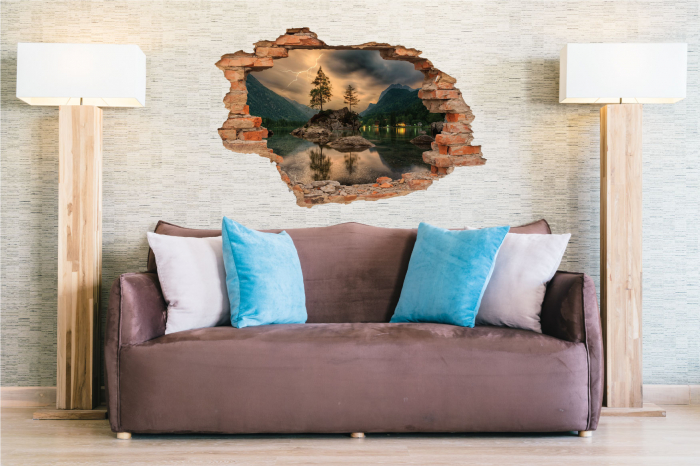 Sticker cu efect 3D - Insula mica [2]