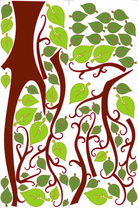 Sticker Decorativ - Copac cu amintiri [3]