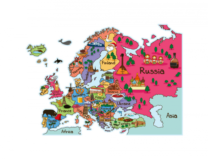 Sticker decorativ - World Map [2]