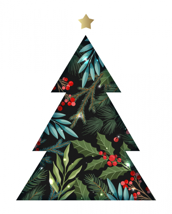 Sticker Decorativ Christmas Tree [2]