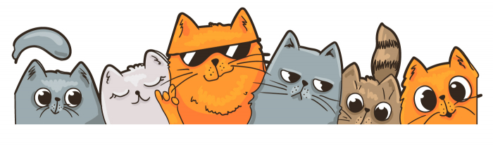 Sticker Decorativ - Cool cats [2]