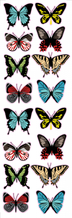 Sticker Decorativ - Fluturii Primaverii [3]