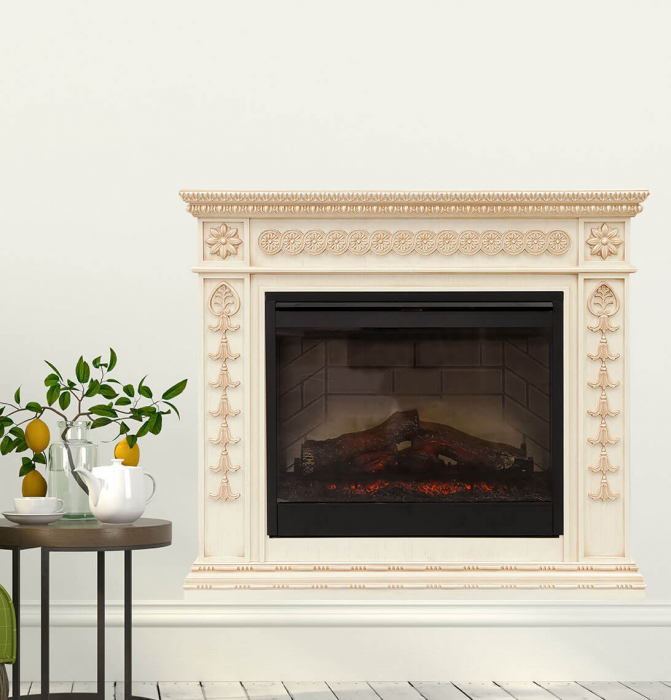 Autocolant decorativ cu efect 3D - Semineu Classic - 119x104 cm [2]