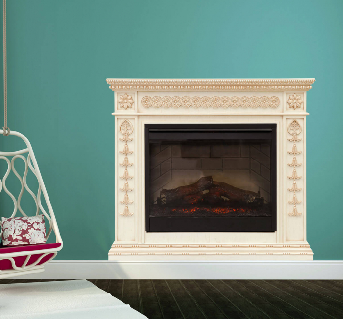 Autocolant decorativ cu efect 3D - Semineu Classic - 119x104 cm [3]