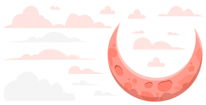 Sticker Decorativ - Moon Sickle [2]