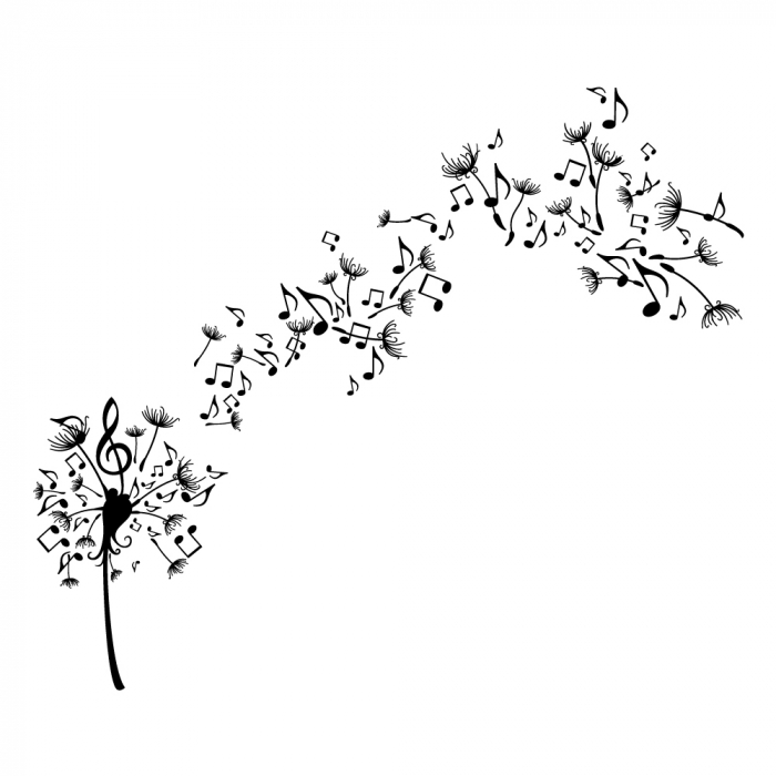 Sticker Decorativ - Papadie in vant [2]