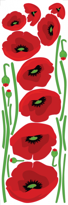 Sticker Decorativ - Creste macul [3]