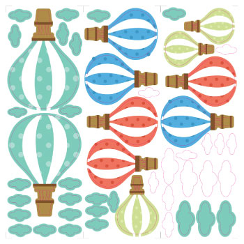 Sticker Decorativ - Baloane [2]