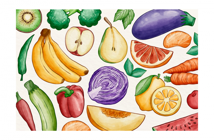 Sticker Decorativ - Healthy food [2]