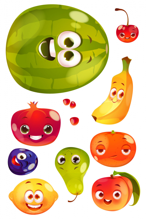 Sticker Decorativ - Sweet Fruits [2]