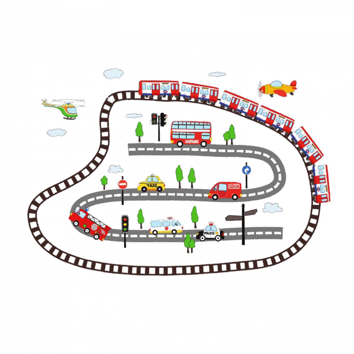 Sticker Kids Transport [2]