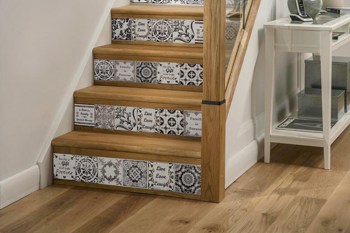 Sticker faianta - English Quote Retro Brown - 24 buc - 15x15 cm [2]