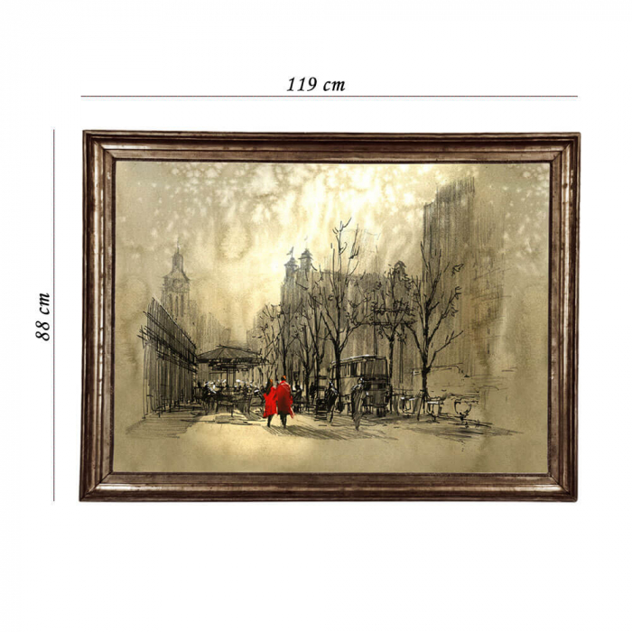 Sticker cu efect 3D tablou - Ziua Inimilor Dragi - 119x88 cm [3]