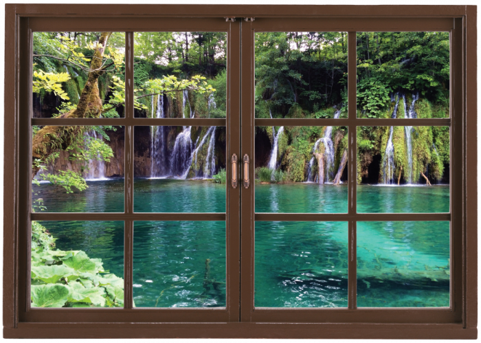 Sticker fereastra - Lacurile Plitvice [2]