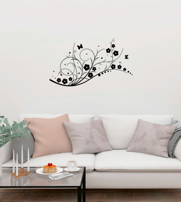 Sticker - Flori si fluturi [1]