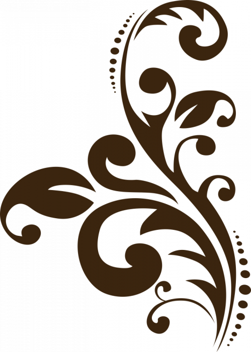 Sticker Floare cu buline [2]