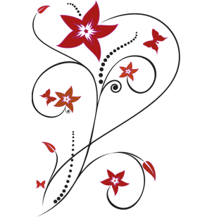 Sticker Flori in stele [2]