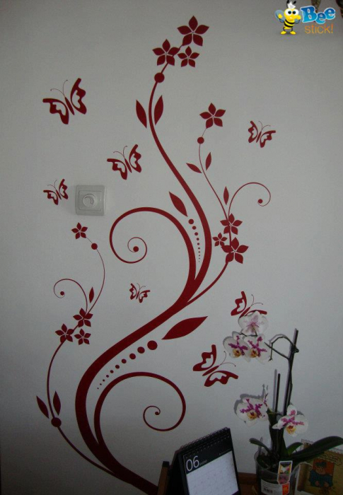 Sticker Flori si Fluturi [3]
