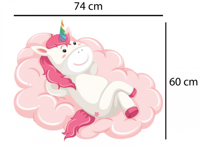 Sticker Unicorn relaxat [2]