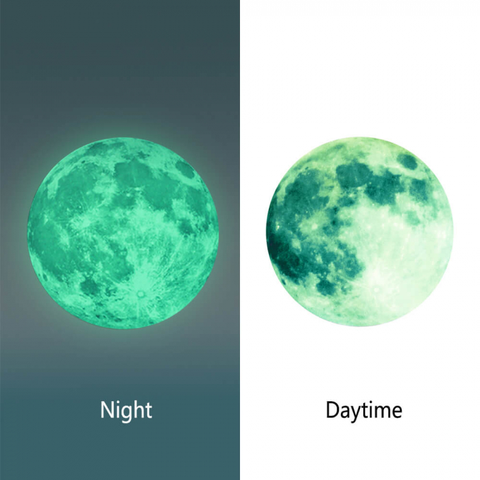 Sticker Glow in Dark Moon 50cm x 50cm [2]