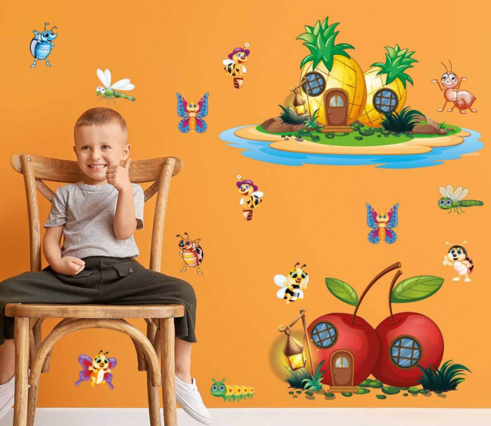Sticker Casutele din fructe [3]