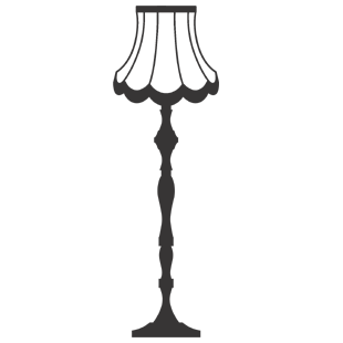 Sticker Lampa cu Abajur [2]