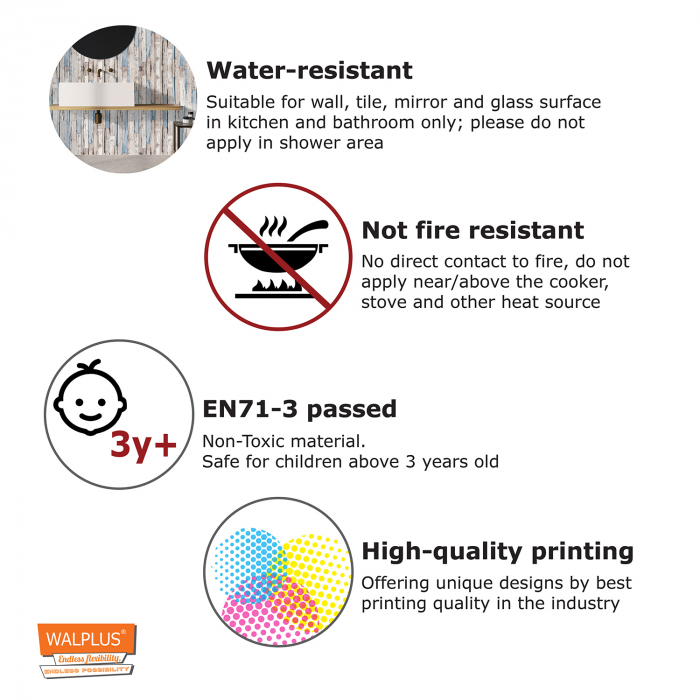 Sticker London Shoreditch Topaz Brickwall – 4 Pcs [6]