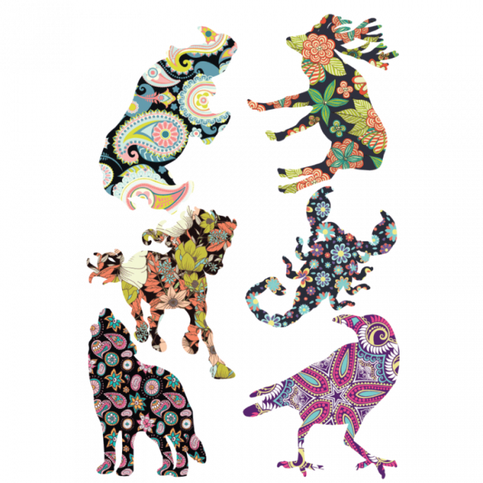 Sticker Abstract animale 1 [2]