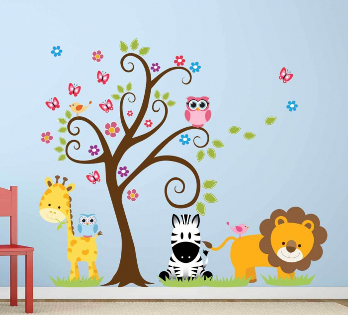 Sticker Animalute Vesele din Jungla V2 [2]