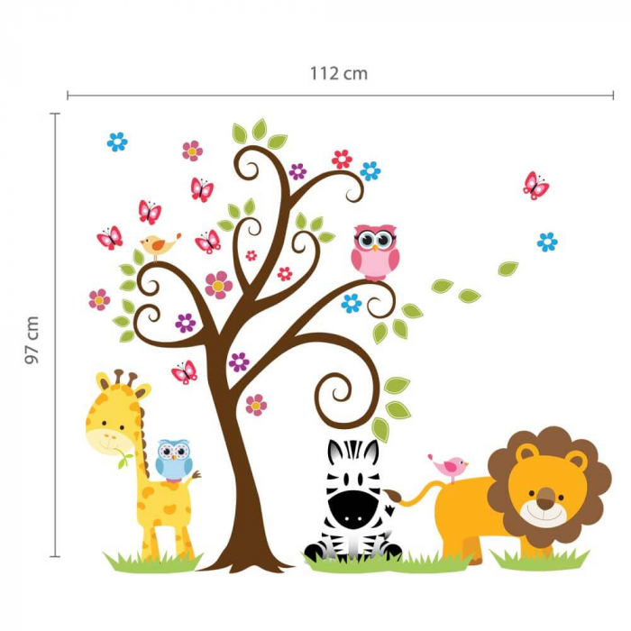 Sticker Animalute Vesele din Jungla V2 [3]