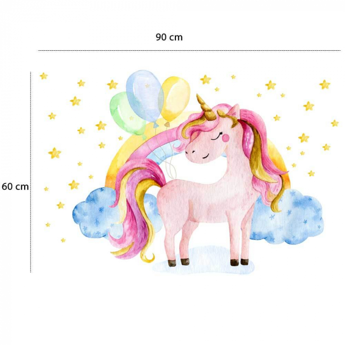 Sticker Watercolor Unicorn [3]