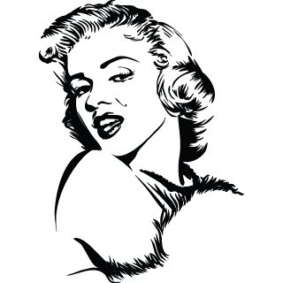 Sticker Marilyn Monroe [2]