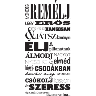 Sticker Mindig REMÉLJ [2]