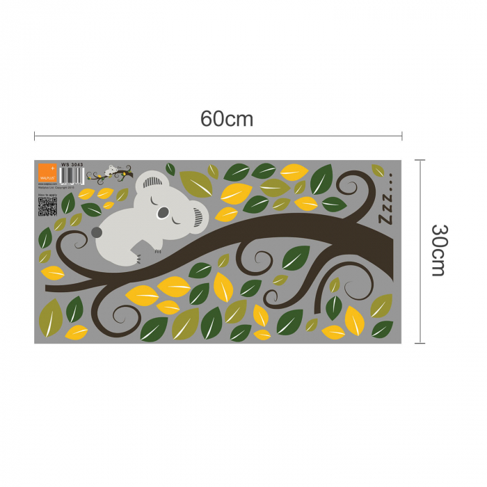 Sticker SLEEPING KOALA AND TREE BRANCH [4]