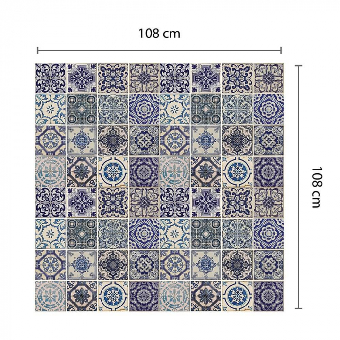 Sticker Spanish Blue Tiles x 4 buc [2]