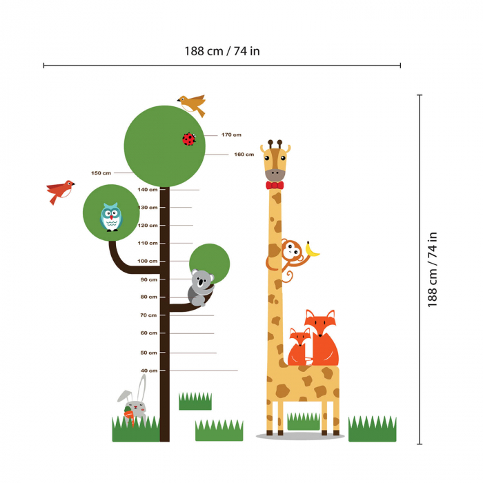 Sticker Animal Measurement [4]