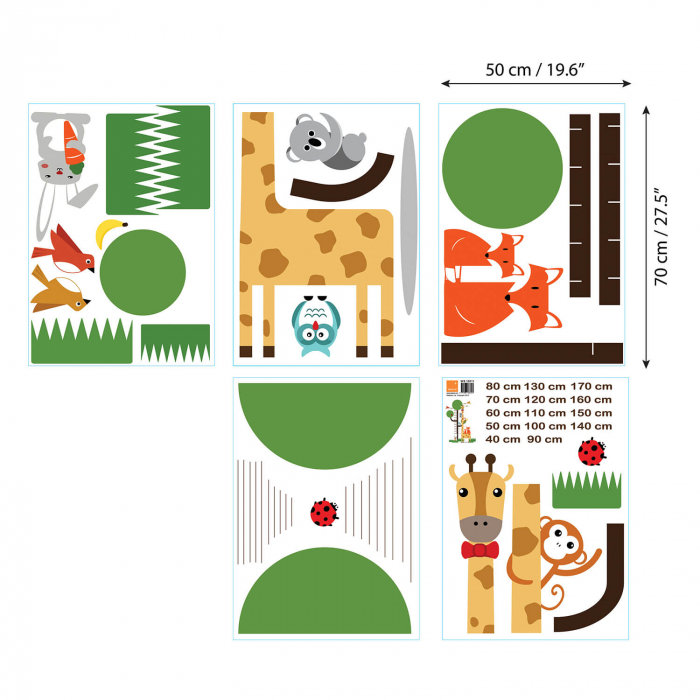 Sticker Animal Measurement [5]