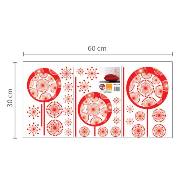 Sticker Dandelion – Small Red [6]