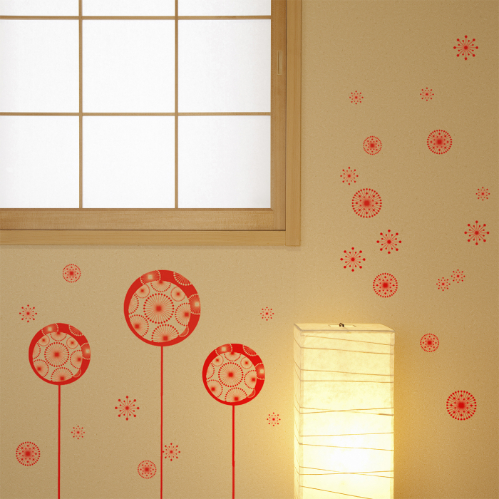 Sticker Dandelion – Small Red [2]
