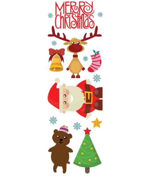 Sticker - Rudolf si Mos Craciun [2]
