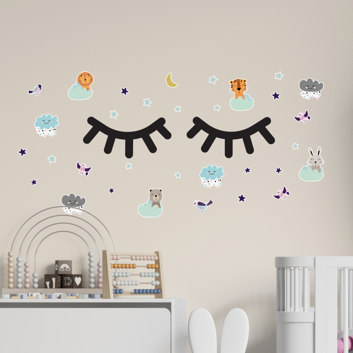 Sticker Sleepy Animals With Sleepy Eyes [3]