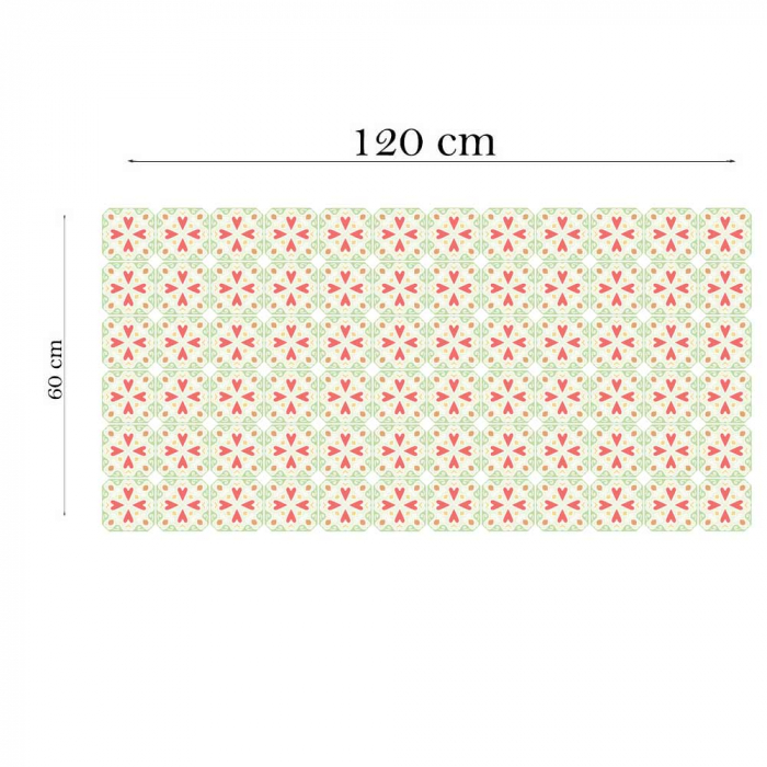 Sticker pentru faianta Spring - 72 buc 10x10 cm [2]
