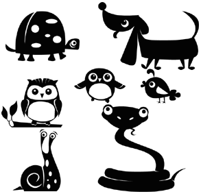 Sticker Plansa cu Animalute [2]